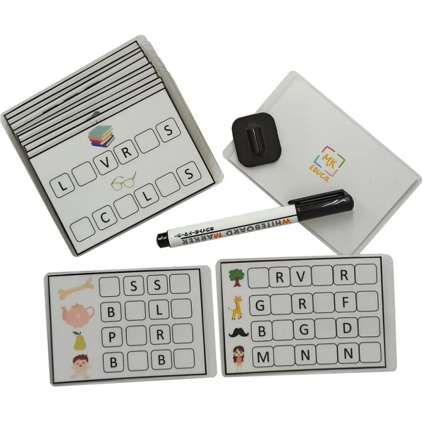 Jogo Complete com as Vogais