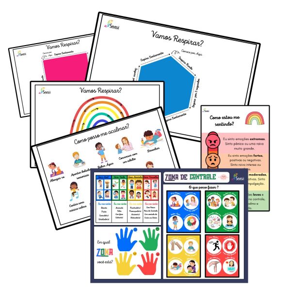 Kit Cantinho da Calma e Zona de Controle - Crie um Espaço de Tranquilidade