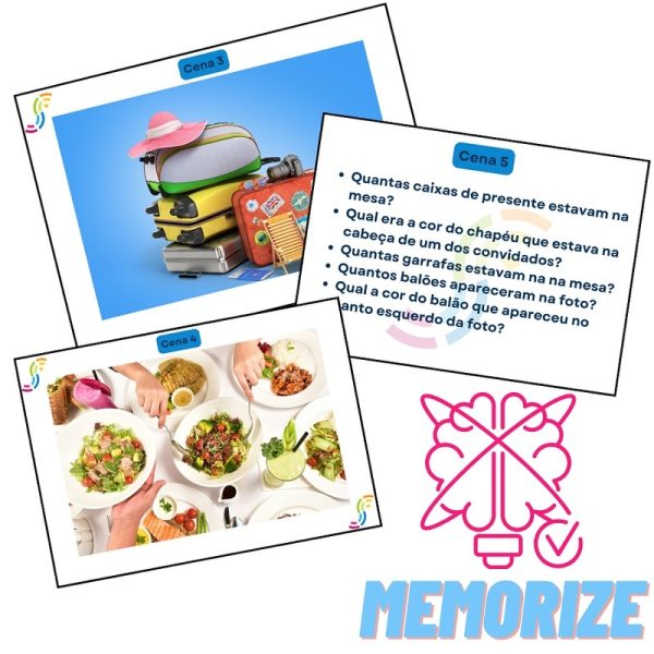 Jogo Memorize para Adultos, Alzheimer e outras demências