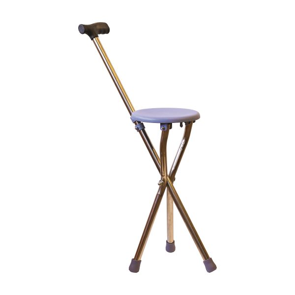 Bengala com banco - Idosos