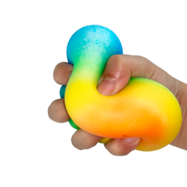 Bola de Borracha Planeta Squish Grande 8cm