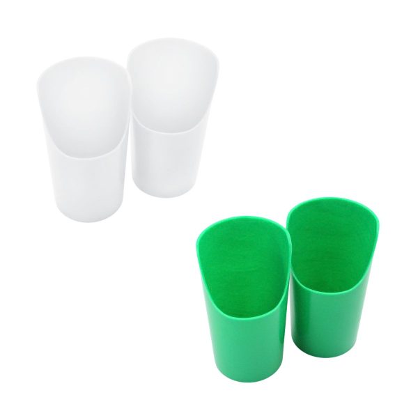 Kit com 2 Copos Recortados  Large Flexi Cup   Ark Therapeutic