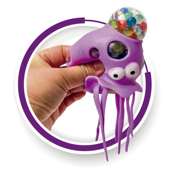 Bolinha Sensorial Água Viva de Borracha