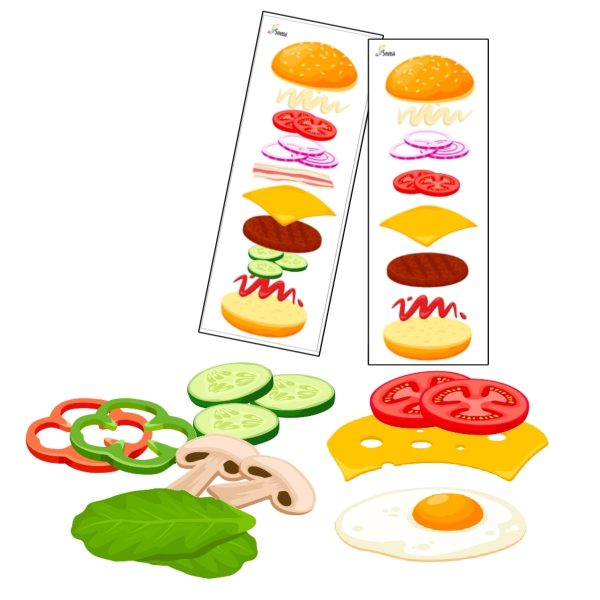 Monte seu Hambúrguer - Desenvolva Habilidades Essenciais de Forma Lúdica