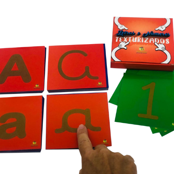 Letras e Números Texturizados