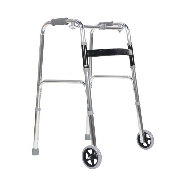 Andador em Alumínio Articulado com Rodas Longevitech® – Mais Autonomia e Fluidez ao Caminhar