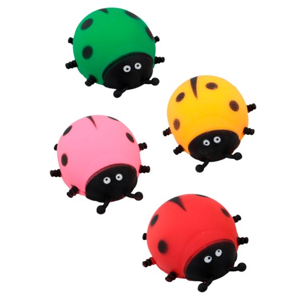 Stress Beatles Joaninha de Borracha para Apertar Stim Toy