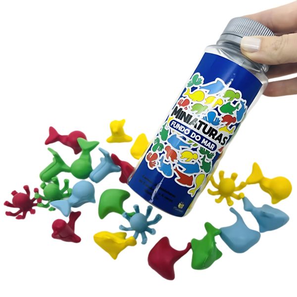 Miniaturas Fundo do Mar (Pote Azul)