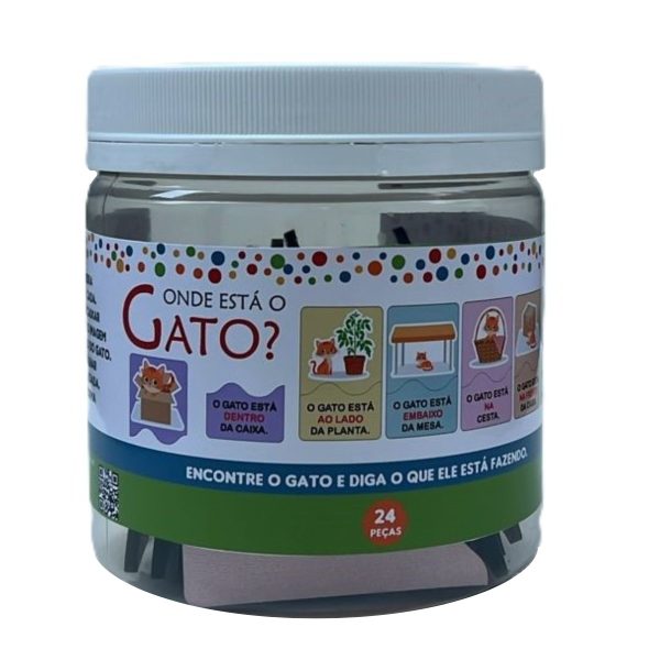 Quebra-Cabeça Onde Está o Gato? - Estimule a Localização Espacial
