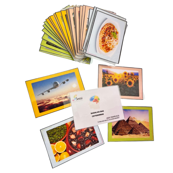 Baralho das Categorias Sensii para Adultos, Alzheimer e outras demências