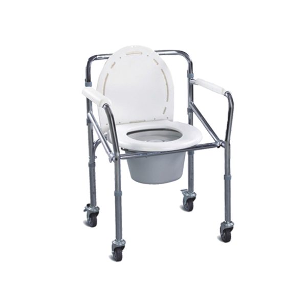 Cadeira de Banho com Rodas e Ajuste de Altura Sensii