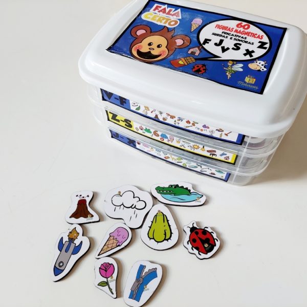 Fichas magnéticas fonemas fricativos