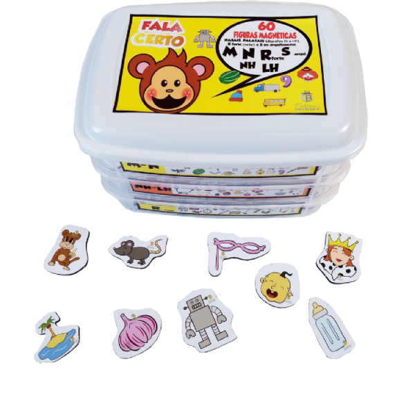 Jogo Terapêutico Fichas Magnéticas Fonemas Nasais (amarelo)