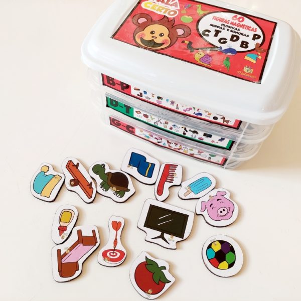 Fichas magnéticas fonemas plosivos