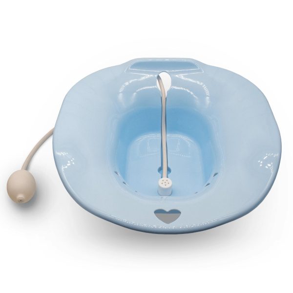 Bacia Banho de Assento Azul