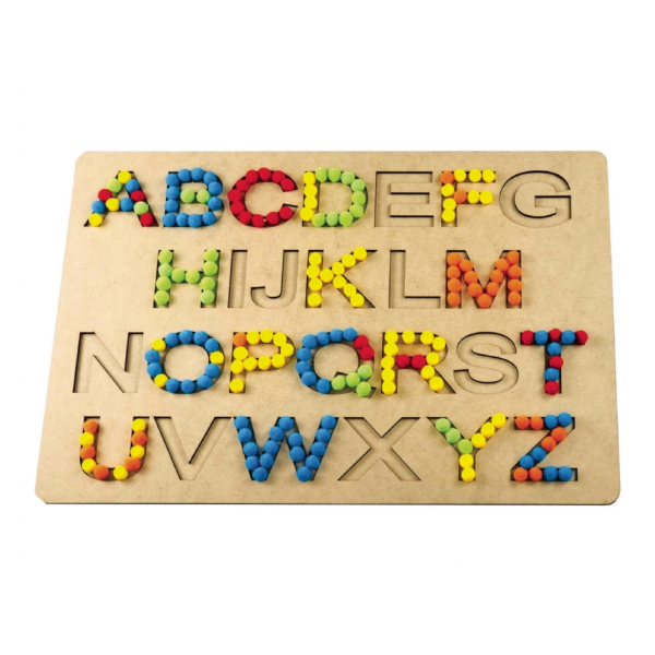 Placa Alfabeto - Ajudando na Alfabetização