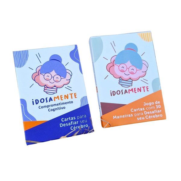 KIT IDOSAMENTE com 2 Jogos para Idosos, Adultos, Alzheimer e outras demências
