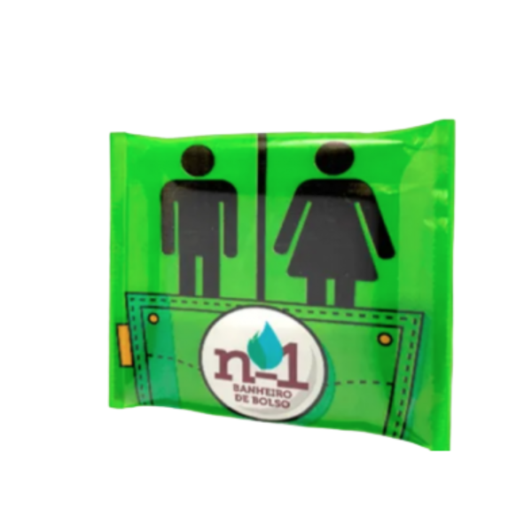 Banheiro de bolso Incontinência Urinária e Viagens pacote com 6 unidades