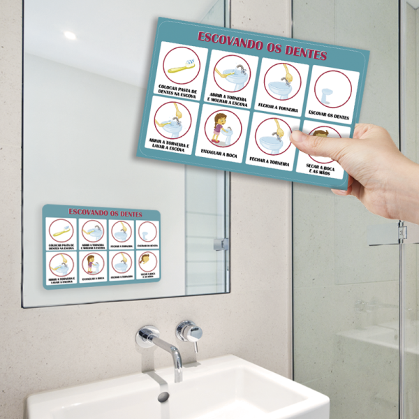 Adesivos Passo a Passo Ajudando seu filho a ser independente