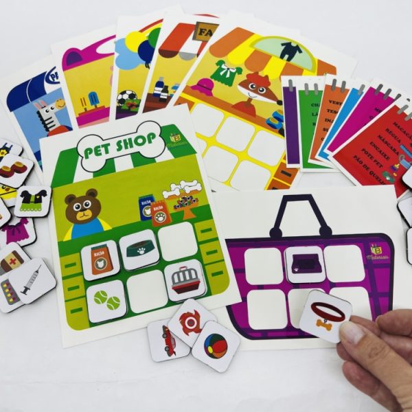 Minhas Lojinhas - Vocabulário, Alfabetização e Associação