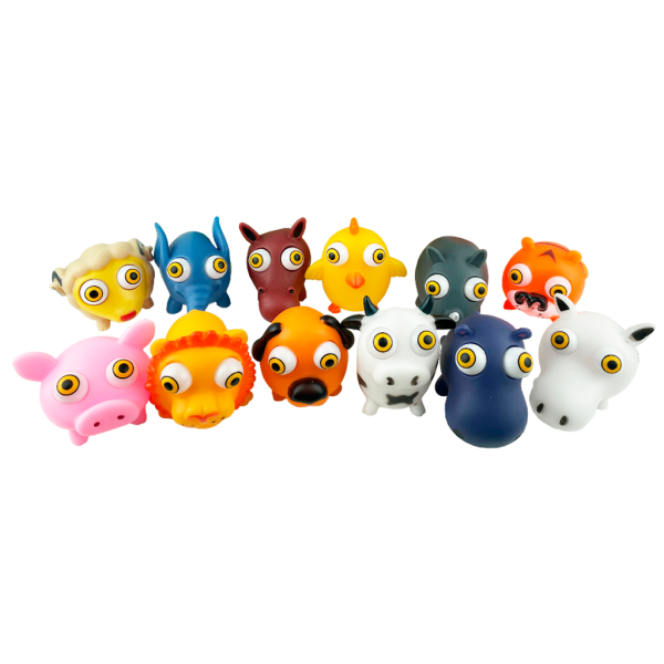 Animais Sortidos de Apertar Salta Olho