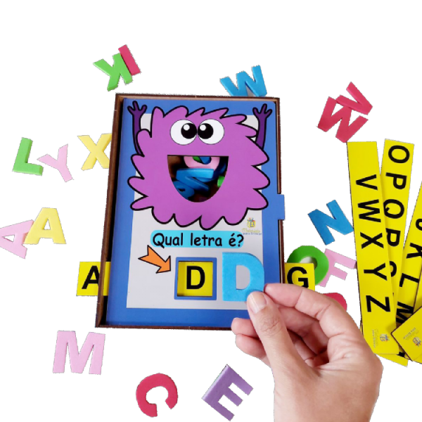 Jogo Terapêutico Caixa Monstro - Qual letra é?