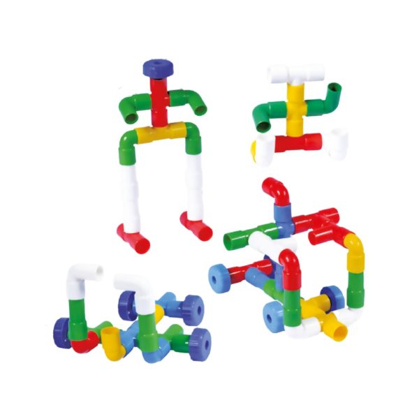 Tubos de Montar Canos de Encaixar Brinquedo Educativo