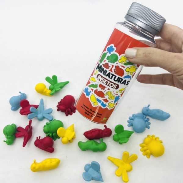 Miniaturas Insetos (Pote Vermelho)