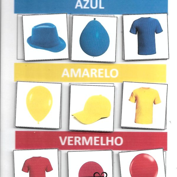 Qual é a cor? Pareamento - 3 Cores Primárias