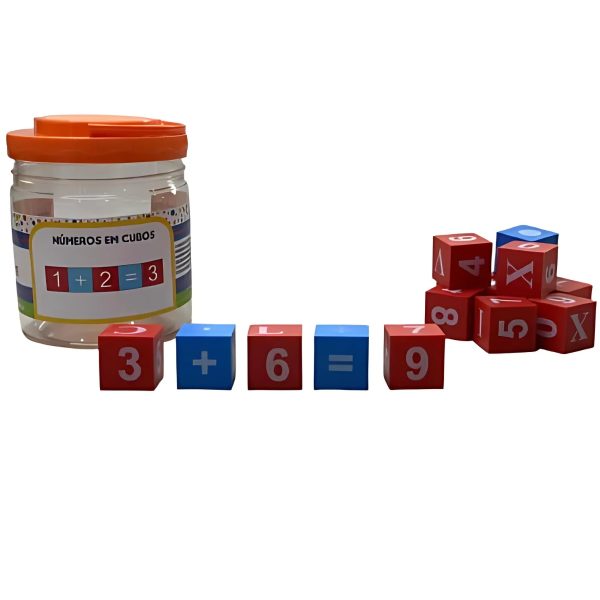 Numerais em Cubos - Aprender Matemática Brincando