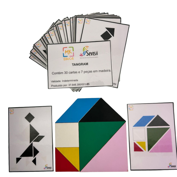 Tangram para Adultos e Idosos - Estimulação Cognitiva